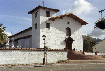 The restored Mission San Jose Church