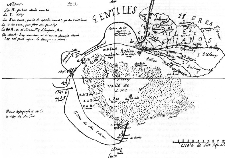 Padre Narciso Duran’s 1924 map