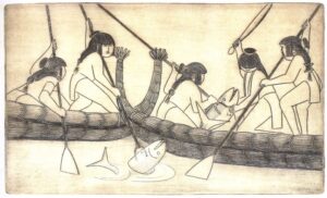 Drawing of Chupcan Indians