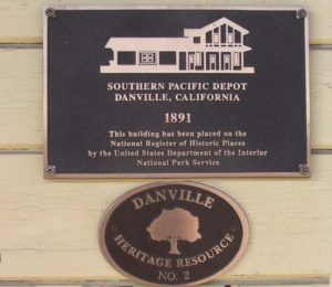 Danville Depot/Station Southern Pacific Line